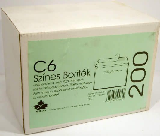 Image of Color Envelopes LC6 *green* 200pcs 114x162mm (IT3851)