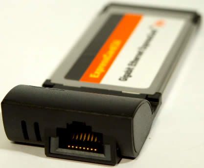 Image of Gigabit Ethernet 10-100-1000Mbit ExpressCard BULK info! (IT3768)