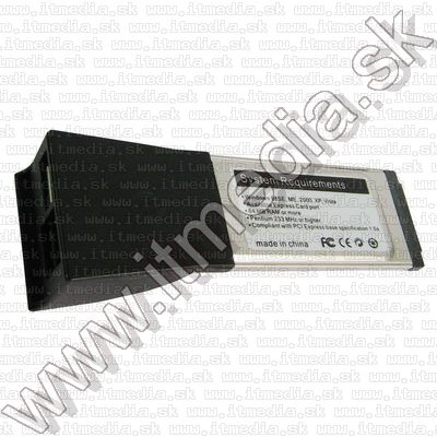 Image of Gigabit Ethernet 10-100-1000Mbit ExpressCard with USB (IT7943)