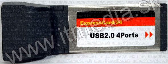 Image of USB 2.0 ExpressCard (4 port) BULK info! (IT3770)