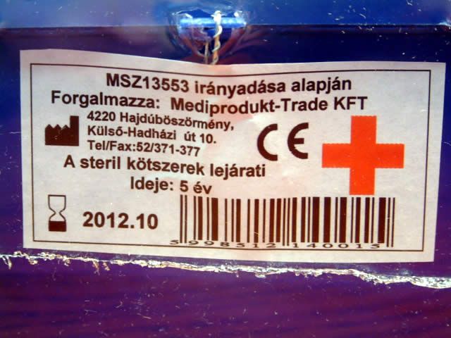 Image of MediProdukt CAR First Aid Kit *MSZ 13553* 2012-10 (IT3269)
