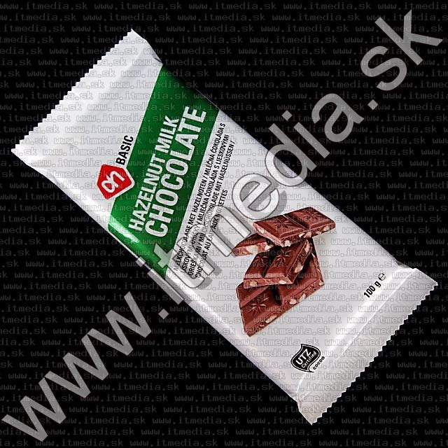 Image of AHBasic Hazelnut Milk Chocolate 100g  UTZ (IT9233)