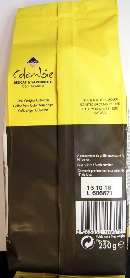 Image of LP 100% Premium Coffee Arabica *Columbia* 250g (IT11736)