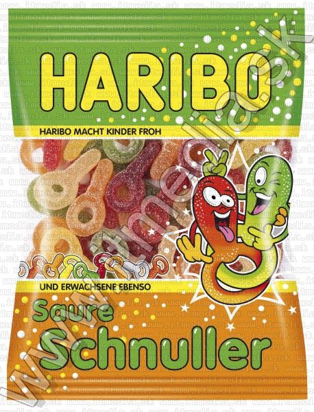 Image of Haribo gumicukor *Saure Schnuller* 200g (IT10572)
