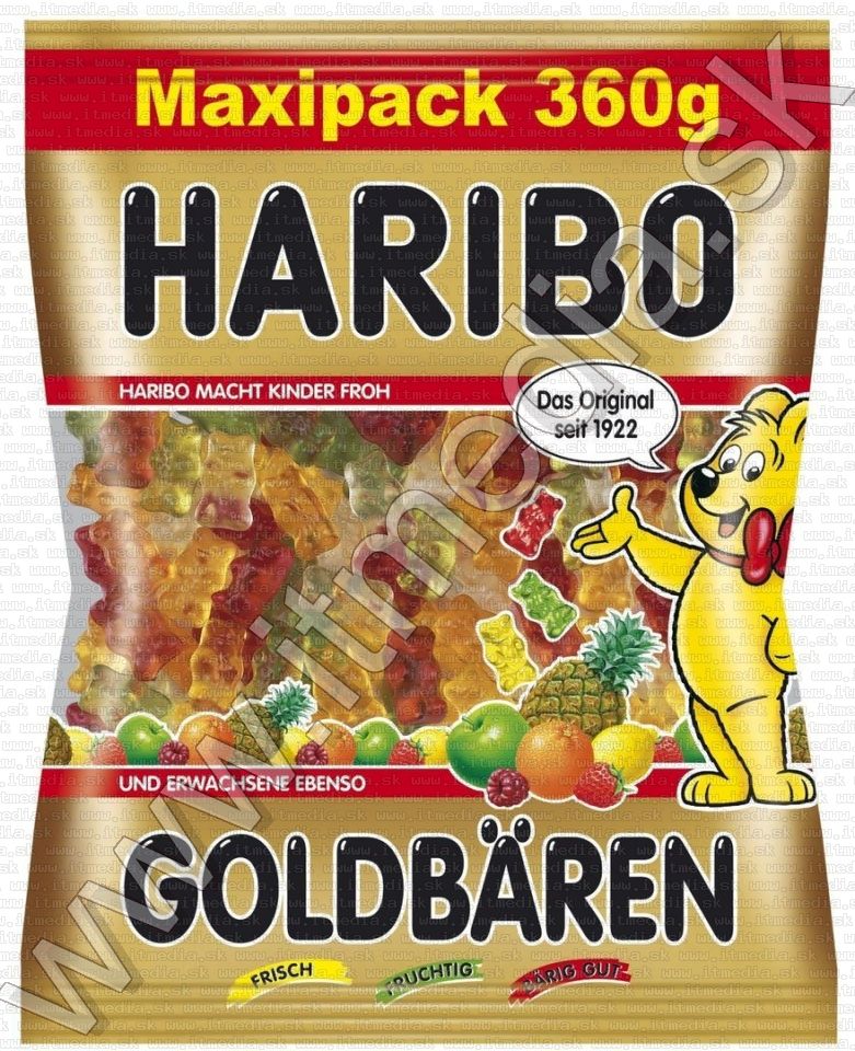 Olcs Haribo gumicukor Gumimaci 360g IT11719 v s rl s