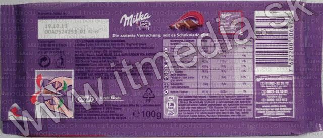 Image of Milka Chocolate 100g ZartHerb (IT8607)