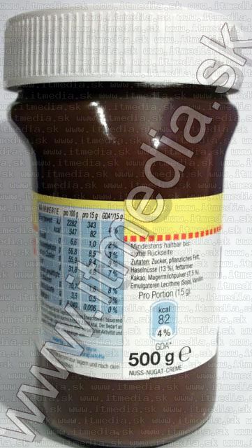 Image of Nutella mogyorókrém, 450+50 gramm (IT8602)