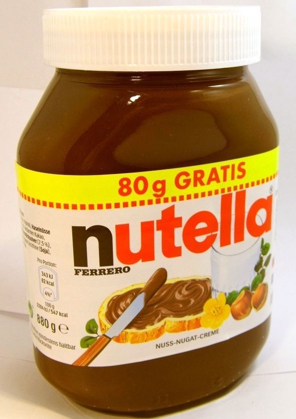Image of Nutella mogyorókrém, 800+80 gramm (Német) (IT10566)