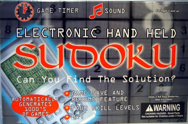Image of SUDOKU game, FunTime, Normal (IT3251)