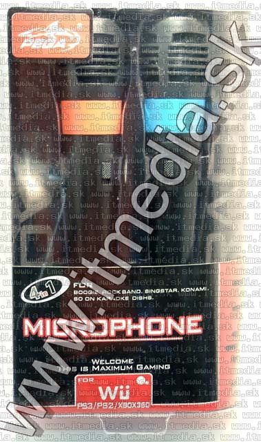 Image of 4-in-1 Wired Karaoke microphone set (2 microphone) (IT4366)