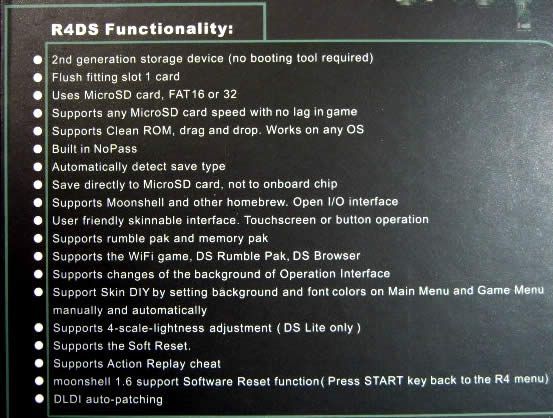 Image of R4 Revolution for Nintendo DS BULK info (IT3406)