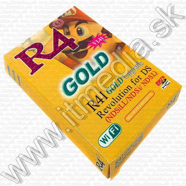 Image of R4I  GOLD Revolution for Nintendo DS microSD-HC (IT7781)