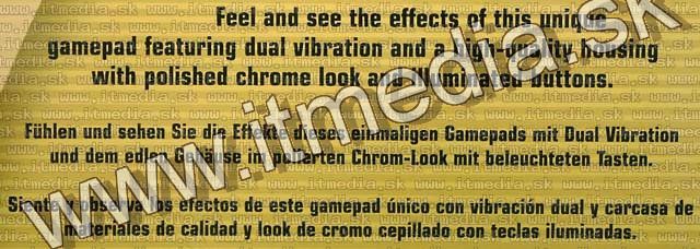 Image of SpeedLink PS2 Game Controller *Chrome* *Glow* (IT4791)