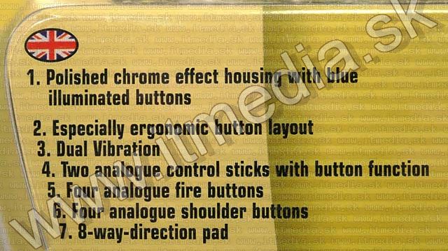 Image of SpeedLink PS2 Game Controller *Chrome* *Glow* (IT4791)