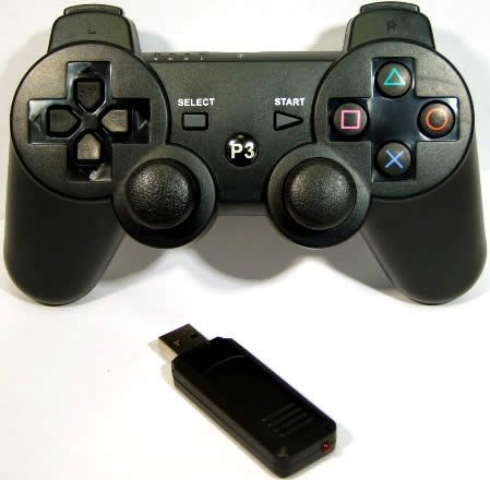 Image of Six Axis PS3 (PlayStation 3) Wireless Game Controller (IT4153)