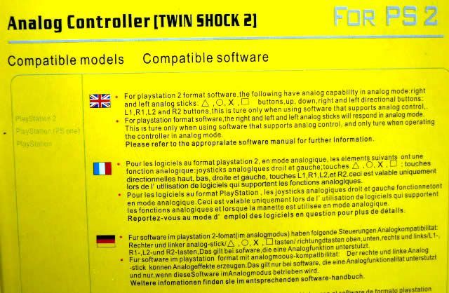 Image of Twin Shock 2 PS2 Game Controller (IT3692)