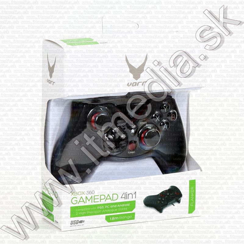 Varr Xbox 360 Wired Gamepad *Flanker* (41088) EOL (IT13763) Image of Varr Xbox 360 Wired Gamepad *Flanker* (41088) EOL (IT13763)