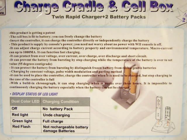 Image of Wii Battery Charge Station BULK INFO! (IT2771)