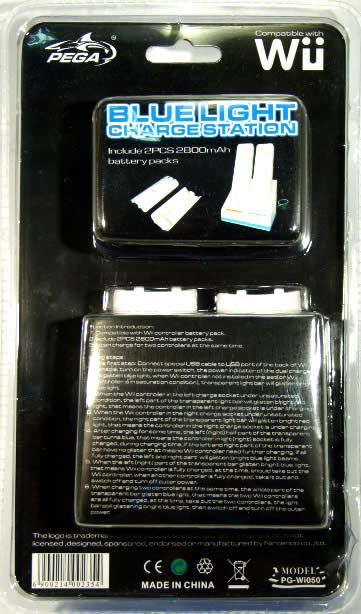 Image of Wii Battery Charge Station *Blue Light* (IT3403)