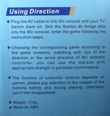 Image of Wii Maraca Grip adapter (IT3956)