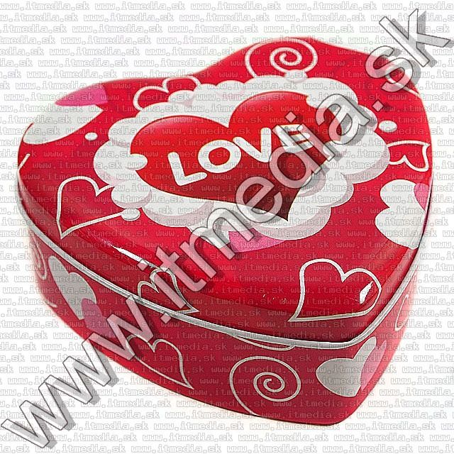 Image of Szíves Ajándékdoboz 3db fém *PINK* (IT8039)