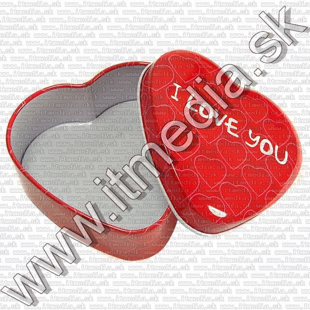 Image of Metal Box set Gift Pink Heart 3-set *RED* (IT8038)