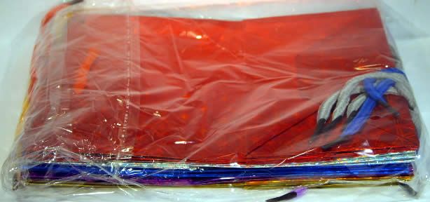 Image of Laser Gift Bag 10x32x43cm *color mix* (IT4141)