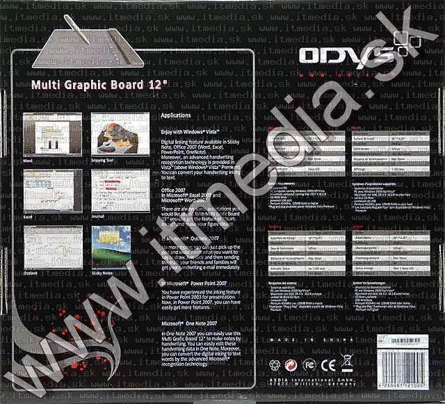 Image of Odys Multi Graphic Board 12in (IT5021)
