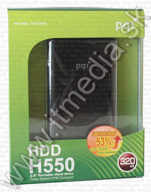 Image of PQI External USB HDD 320 GB 2.5 (IT5305)