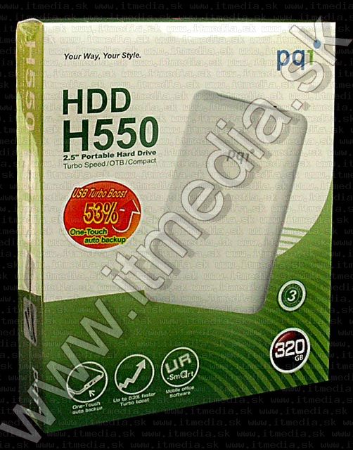 Image of PQI External USB HDD 320 GB 2.5 *white* (IT5306)