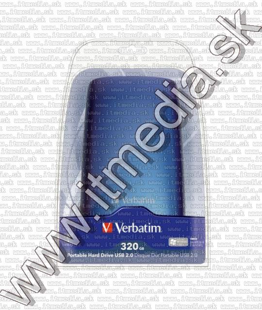 Image of Verbatim External USB HDD 320 GB 2.5 *BLUE* (IT5929)