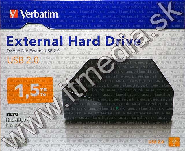 Image of Verbatim External USB HDD 1500 GB (IT4956)