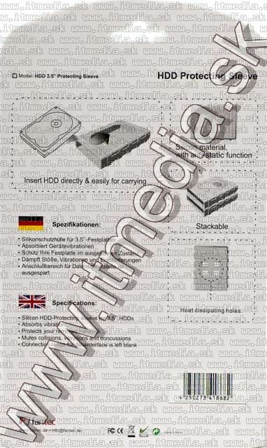 Image of Fantec HDD Protecting Sleeve (IT5258)