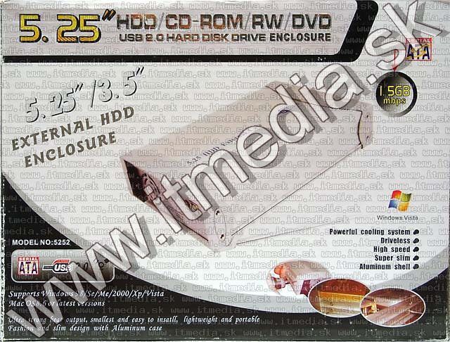 Image of External USB 5.25 IDE housing (IT4694)