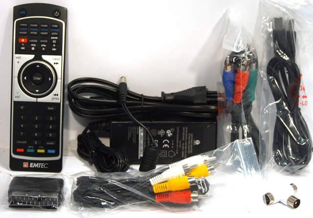 Image of Emtec MovieCube HDD movileplayer S800 DVB-T (500 GB) (IT3946)