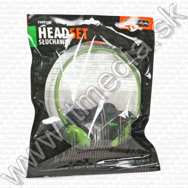 Image of Freestyle Headphones (PC Headset) Mic. FH0010G GREEN (IT8036)
