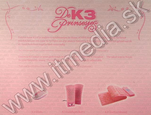 Image of Pink Headset *De K3 Prinsesjes* (NL) (IT4790)