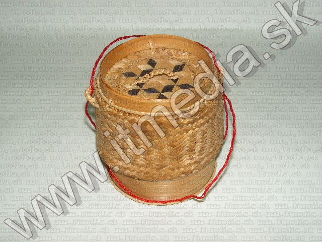 Image of Bambusz rizs tartó edény (kézi készítésű) Kozepes (FOTO!) (IT9583)