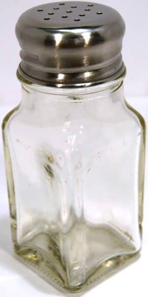 Image of Glass Salt and Pepper Shaker 10cm *round* (IT3962)