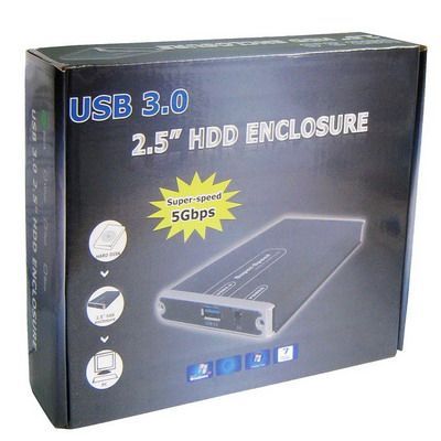Image of USB **3.0** External SATA HDD Housing (2.5) 5GBit (IT5775)