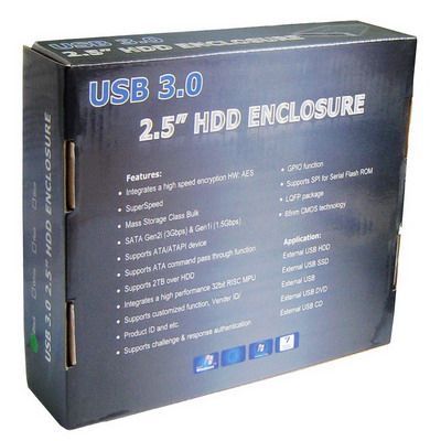 Image of USB **3.0** External SATA HDD Housing (2.5) 5GBit (IT5775)