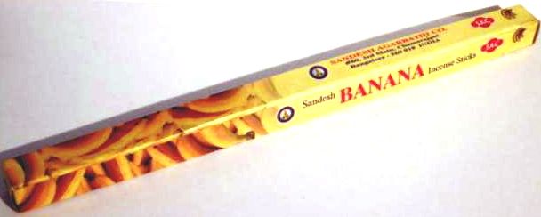 Image of Sandesh Illatosított füstölők 8db (Indiai) Banán (IT10389)