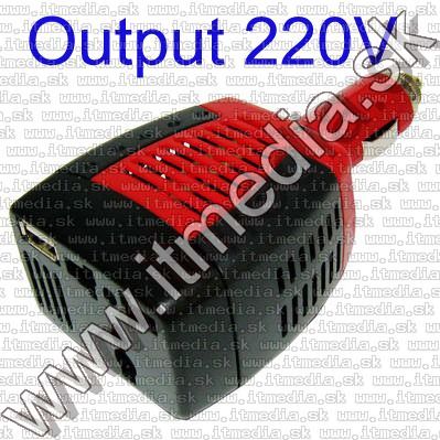 Image of Travel Power Auto inverter 75watt (12-220v) +USB (IT5810)