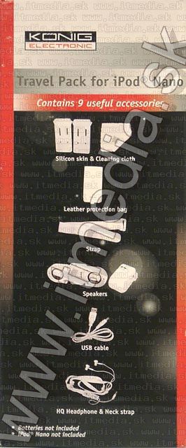 Image of Konig iPOD nano 1G Travel Pack (IT4773)