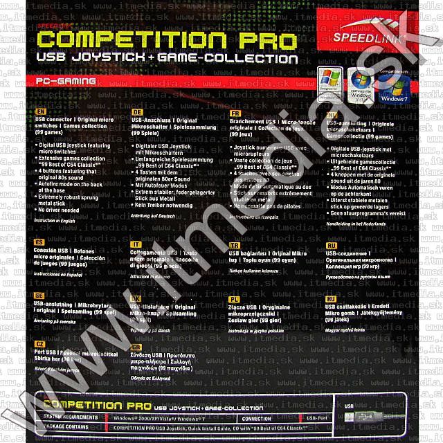 Image of Speedlink USB PC Joystick *Classic* C64 with games (IT6990)