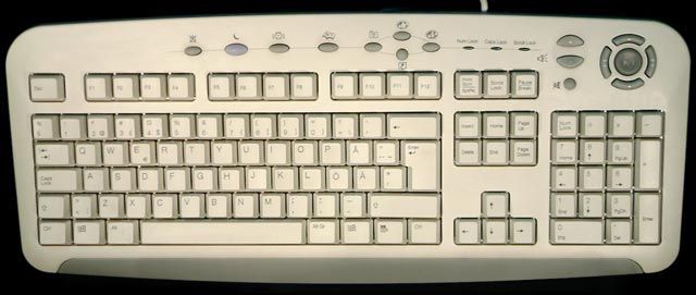 Image of BTC Multimedia Keyboard 9000A PS-2 *SWE* (IT4588)