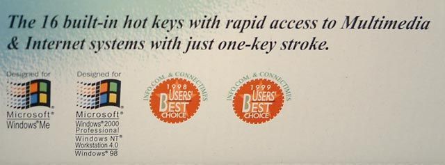 Image of BTC Multimedia Keyboard 9000A PS-2 *SWE* (IT4588)