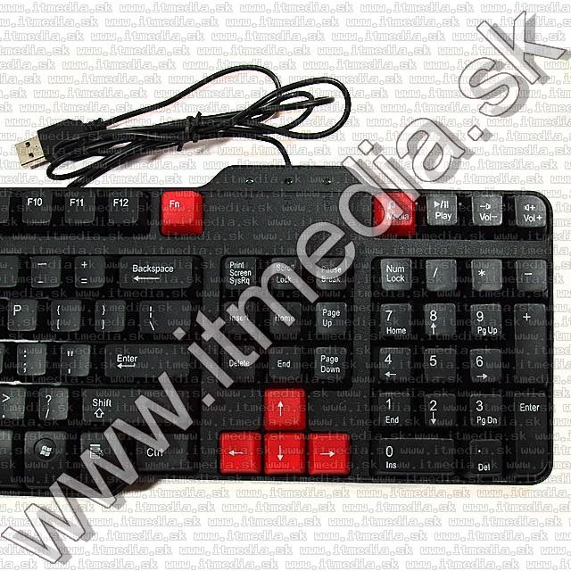 Image of Gamers USB keyboard, Black (ENG) (IT8584)