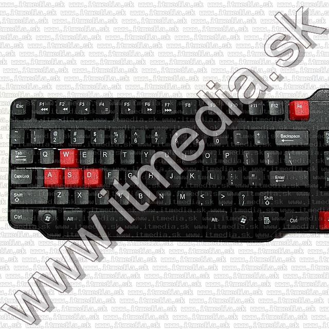 Image of Gamers USB keyboard, Black (ENG) (IT8584)