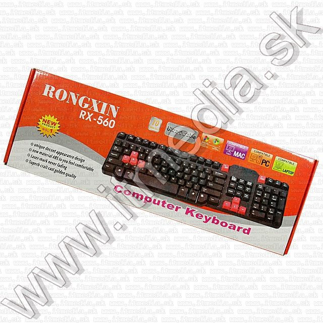 Image of Gamers USB keyboard, Black (ENG) (IT8584)